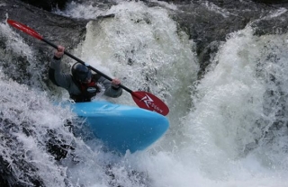 Paddling through the rapids